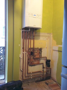 Replaced an old floor standing Worcester with a Logic + 30  